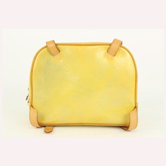 Louis Vuitton Yellow Monogram Vernis Murray Mini Backpack 7lv1018 - Picture 10 of 11